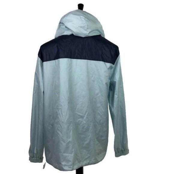 Noize NEW Mens Blue Colorblock Oden Hooded Zip Up Windbreaker Ret. $198 Size XL - Picture 6 of 8